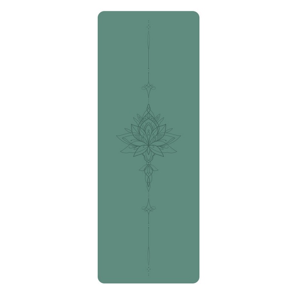Yoga mat Lita "Lotos" PU+rubber 1 83 x 68 x 0.5 cm, green